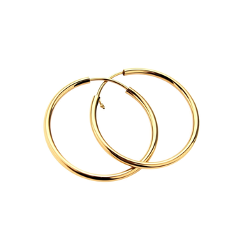 Złote kolczyki koła – 1,95 g