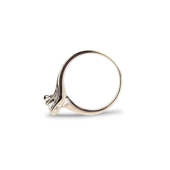 Złoty pierścionek z diamentem – rozmiar 12 (2,32 g)